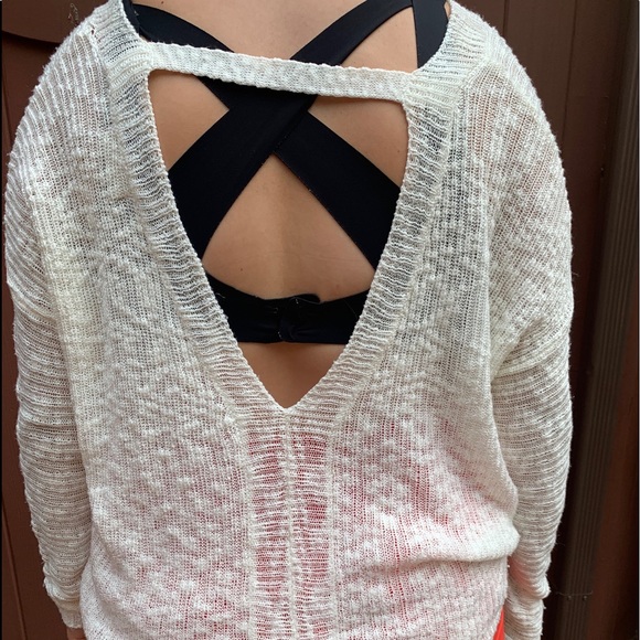 ALTARD STATE OPEN BACK REVERSABLE SWEATER - Picture 2 of 2